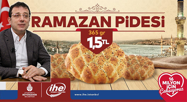 İstanbul Halk Ekmek Ramazan Pidesi Fiyatı Açıklandı