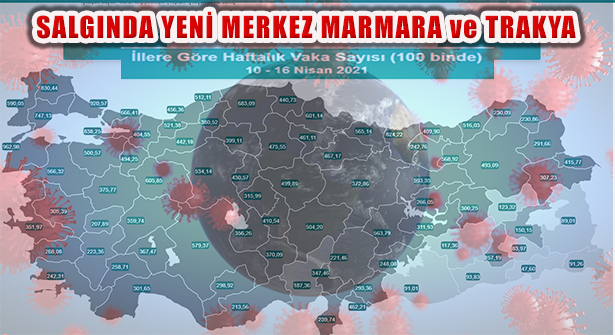 Salgının Yeni Merkezi Marmara ve Trakya Bölgesi