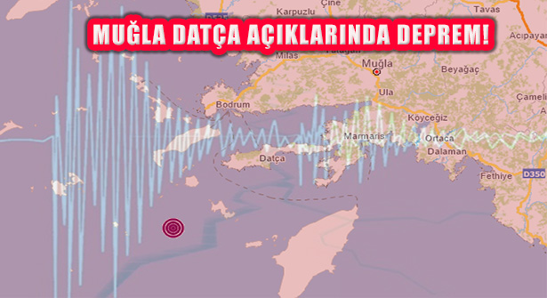 Ege Denizi Datça Açıklarında 5,3 Büyüklüğünde Deprem