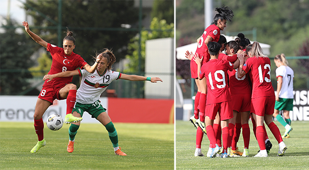 Kadın A Milli Futbol Takımımız Bulgaristan’ı 3-1 yendi