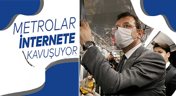 İBB İstanbul’un Metroları Sınırsız İnternete Kavuşturuyor