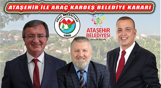 Ataşehir Belediye Meclisi’nden Kastamonu Araç İlçesi ‘Kardeş Belediye’ Kararı
