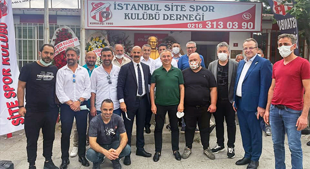 İstanbul Site Spor Kulübü Başkanı Cihan Bilgin Güven Tazeledi