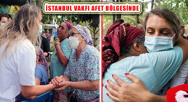 Dilek İmamoğlu ve İstanbul Vakfı’nın Yardım Tırı Afet Bölgesinde