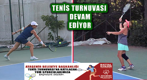 Ataşehir Belediye Başkanlığı 1.Senyör Tenis Turnuvası Devam Ediyor