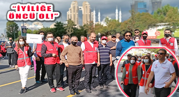 Türk Kızılay Ataşehir şubesi Dünya Yürüyüş Günü’nde Etkinlik