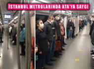ATA’ya Metrolarda 55 Bin Kişilik Saygı Duruşu