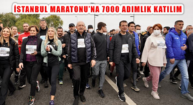 Kılıçdaroğlu ve Akşener’den İstanbul Maratonu’na 7000 Adımlık Katılım