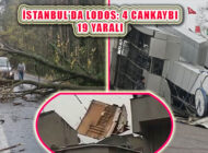 İstanbul’da Kuvvetli Lodos Fırtınası 4 Can Kaybı 19 Yaralı