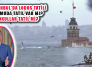 Çatıları Uçuran Kuvvetli Lodos Fırtınası İstanbul’da Tatil Getirdi