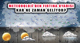 Marmara’nın Batısında Fırtına Uyarısı, Kar Ne Zaman Geliyor?