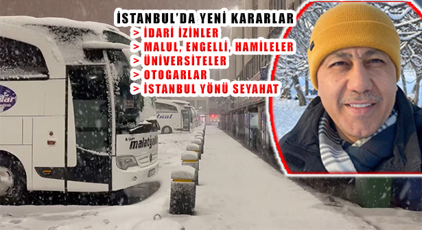 İstanbul Valiliği Karla Mücadele Çalışmaları İle İlgili Açıklaması