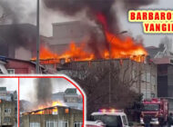 Ataşehir Barbaros Mahallesi’nde 3 Katlı Binada Çatı Katında Yangın