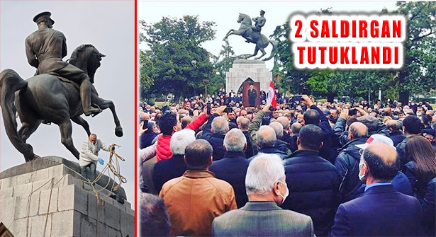 Milli Mücadele’nin Başladığı Samsun’da Atatürk Anıtı Saldırganları Tutuklandı