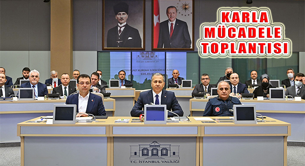 İstanbul Karla Mücadele Hazırlık Toplantısı Düzenlendi