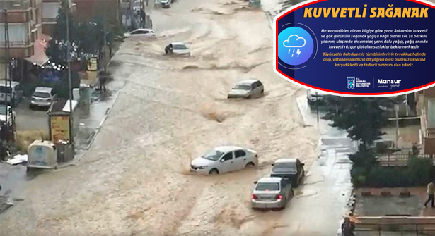 Ankara Büyükşehir Belediyesi, ‘Dört Günde 127 Kg Yağış Kaydedildi’