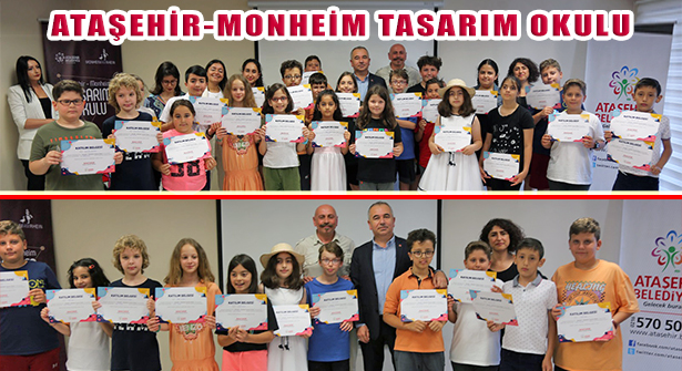 Ataşehir Monheım Tasarım Okulu Öğrencileri Sertifikalarına Kavuştu!