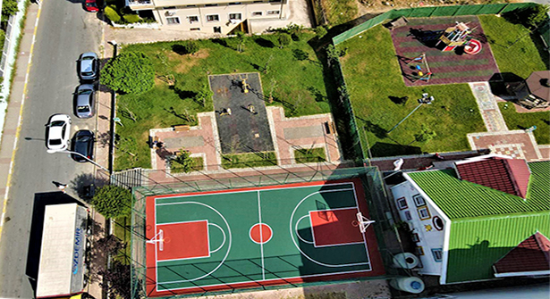 Aydınevler Parkı Yenilendi, Basketbol Sahası Yaza Hazır