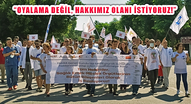 Sağlıkçılardan Türkiye Genelinde ‘Beyaz G(ö)REV’ Eylemi