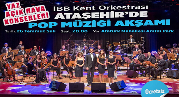 Ataşehir’de Açık Hava Konserleri Başlıyor