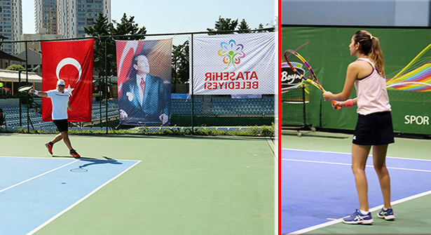 Uluslararası Ataşehir Belediye Başkanlığı Tenis Turnuvası Başladı