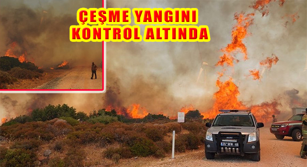 İzmir’in Çeşme İlçesindeki Orman Yangınında 7 Gözaltı