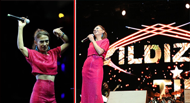 Şarkıcı Yıldız Tilbe Aşk Şarkılarıyla Harbiye Açıkhava Sahnesi’nde
