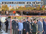 10 Kasım’da Cumhuriyetimizin Kurucusu Ulu Önder Atatürk Ataşehir’de Anıldı