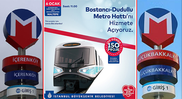 Bostancı-Dudullu Metrosu Kılıçdaroğlu’nun Katılımıyla Açılıyor