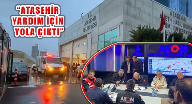 Ataşehir Belediyesi Arama Kurtarma Ekibi Yola Çıktı