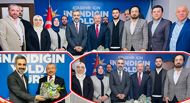 Ak Parti Ataşehir İlçe Başkanlığı’nda Bayrak Değişimi