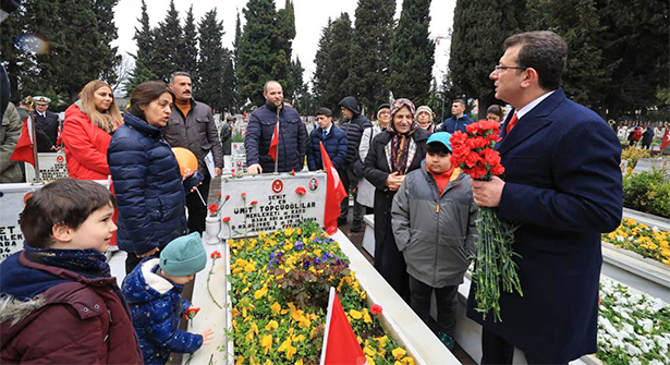 Çanakkale Şehitleri İstanbul’da Edirnekapı Şehitliği’nde Anıldı