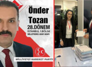 Önder Tozan MHP İstanbul 1. Bölge Milletvekili Aday Adayı Oldu