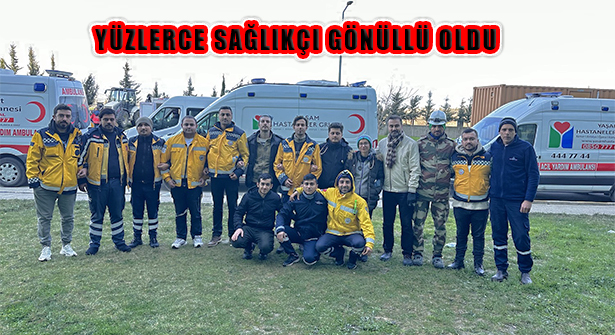 Antalya’dan Yüzlerce Sağlıkçı, Deprem Bölgesi İçin Gönüllü