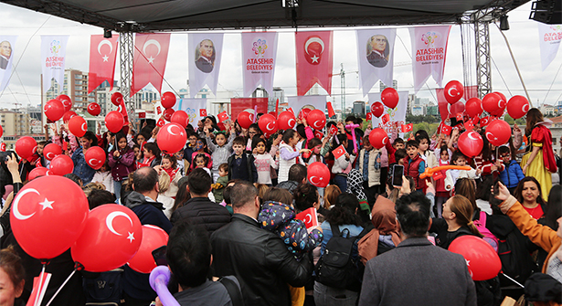 Ataşehir’de Çocuklar 23 Nisan’ı Büyük Coşkuyla Kutladılar