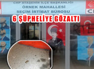 Ataşehir’deki CHP Seçim İrtibat Bürosuna Saldırıya 6 Gözaltı