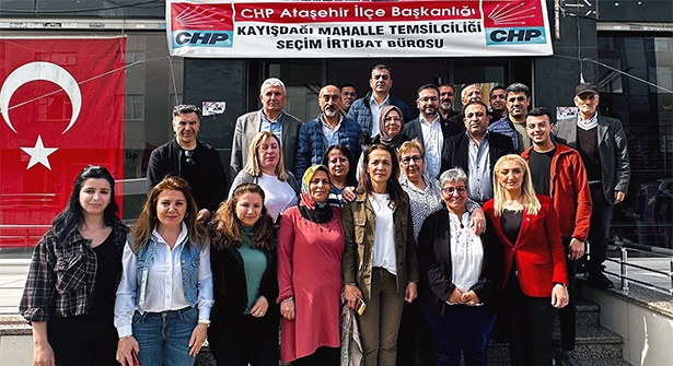 Gamze Akkuş İlgezdi, CHP Kayışdağı Seçim Ofisinde Partililerle Buluştu