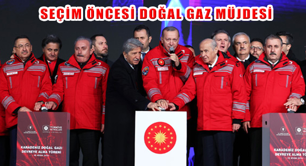 Karadeniz Doğal Gazı Erdoğan’nın Katıldığı Törenle Devreye Alındı