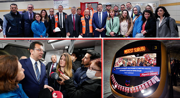 ‘Çekmeköy Sancaktepe Sultanbeyli Metrosu’nun Test Sürüşü