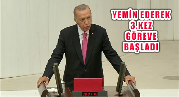 Cumhurbaşkanı Erdoğan TBMM Genel Kurulunda Yemin Etti 3. Kez Görevde