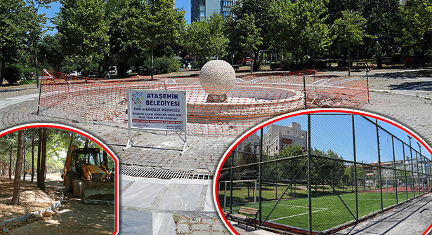 Ataşehir’de Hem Park Sayısı Artıyor Hem de Mevcut Parklar Yenileniyor