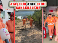 Ataşehir Belediyesi Arama Kurtarma Ekibi Çanakkale’de