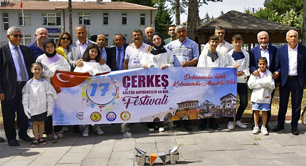 Çankırı Çerkeş Kültür Hayvancılık ve Bal Festivali Düzenlendi