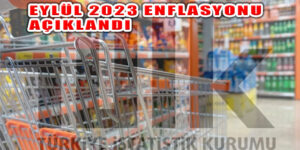 TÜİK Eylül 2023 Enflasyonu ‘Eylül 2023 TÜFE – Tüketici Fiyat Endeksi’ Açıklandı