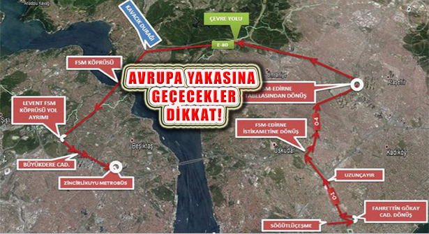 İstanbullular Dikkat: Köprü Avrupa Yönü Trafiğe Kapanıyor