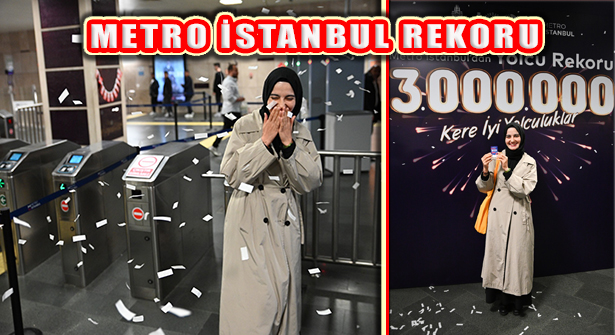 METRO İstanbul’dan Tarihi Rekor: Günlük 3 Milyon Yolcu