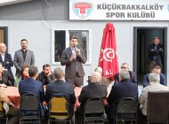Onursal Adıgüzel Küçükbakkalköy Spor Kulübü’nü Ziyaret Etti
