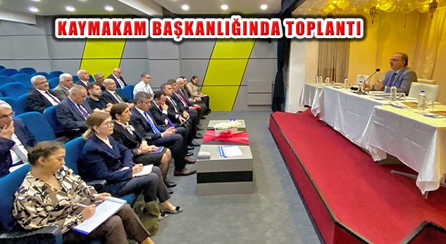 Kaymakam Bekir Dınkırcı Başkanlığında Ataşehir İlçe Koordinasyon Toplantısı Düzenlendi