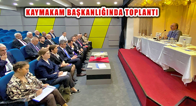 Kaymakam Bekir Dınkırcı Başkanlığında Ataşehir İlçe Koordinasyon Toplantısı Düzenlendi