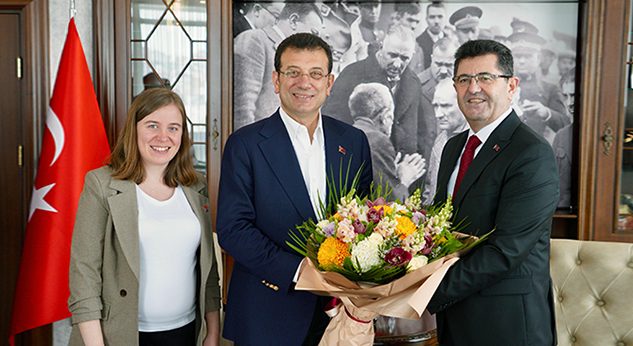 Ekrem İmamoğlu ’ndan Çekmeköy Belediye Başkanı Çerkez’e Tebrik Ziyareti